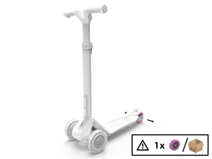 Imaginea Roata spate trotineta Nexo roz 80x40mm